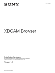Installieren von XDCAM Browser