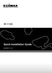 IR-113E Quick Installation Guide