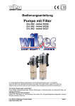 Pumpe mit Filter - WilTec Wildanger Technik GmbH