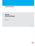 Identity Manager 4.0 Framework – Installationshandbuch