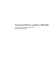 Technische Referenz orgAnice CRM 2008