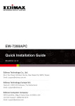 EW-7288APC Quick Installation Guide