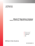 Hitachi IT Operations Analyzer Handbuch