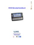 VX3X Benutzerhandbuch