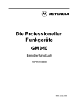 GM340 Professional Mobile Radio