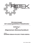 Allgemeines Benutzerhandbuch f&uuml;r Stromerzeuger