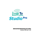bedienungsanleitung der programme aus dem „live tv studio pro sd”