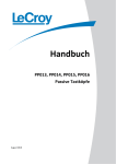 Handbuch PP013, PP014, PP015, PP016