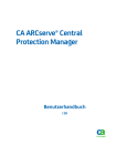 CA ARCserve Central Protection Manager