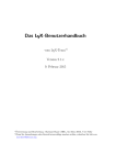 Das LyX-Benutzerhandbuch