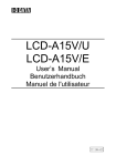 LCD-A15V/U LCD