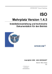 ISO Mehrplatz Server 1.4.3: Installations