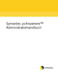 Symantec pcAnywhere™ Administratorhandbuch