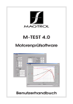 M-TEST 4.0 Motorenpr&uuml;fsoftware