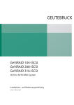 GeViRAID 104-iSCSI GeViRAID 208-iSCSI GeViRAID 316