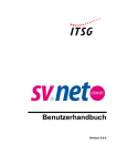 sv.net Benutzerhandbuch