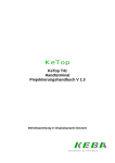 KeTop T41 Handterminal Projektierungshandbuch V 1.3