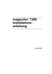 magicolor 7300 Installations - Printers