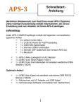 APS-3 Schnell-Start-Faltblatt