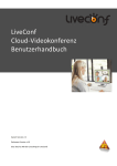 LiveConf Cloud-Videokonferenz Benutzerhandbuch - MG
