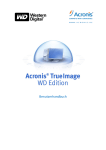 Acronis True Image WD Edition - WD Support