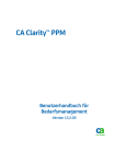 CA Clarity PPM - Benutzerhandbuch f&uuml;r Bedarfsmanagement
