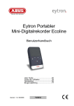 Eytron Portabler Mini-Digitalrekorder Ecoline