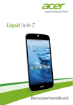 Acer Liquid Jade Z Bediengsanleitung