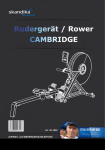 Rudergerät / Rower CAMBRIDGE