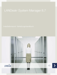 LANDesk System Manager Installationsund
