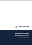 Book title - onepoint PROJECTS