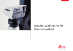 Leica MC120 HD / MC170 HD Benutzerhandbuch