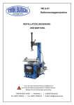 TW X-01 Reifenmontagemaschine