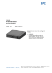 Benutzerhandbuch PZ251D - Physik Instrumente (PI)