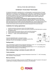 Installation and user manual Ultratherm terra