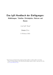Das LyX-Handbuch der Einf&uuml;gungen: Abbildungen, Tabellen