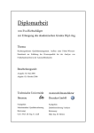 Diplomarbeit