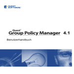 Group Policy Manager v 4.1 User Guide_DE