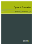 Dynamic Barcodes Benutzerhandbuch