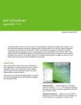 KDE Schnellstart KDE Schnellstart