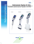 Elektronische Pipetten E4 XLS+ Bedienungsanleitung