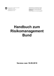 Handbuch zum Risikomanagement Bund