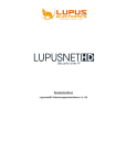 Benutzerhandbuch LupusnetHD Videomanagementsoftware v.3.1.30