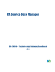 CA Service Desk Manager - CA CMDB