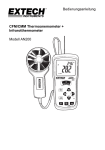 Bedienungsanleitung CFM/CMM Thermoanemometer +