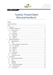 TwoNav Pocket/Tablet Benutzerhandbuch