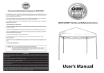 User`s Manual QUIK SHADE® Set