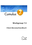 Cumulus Workgroup 7.5.4