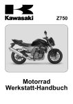 Motorrad Werkstatt-Handbuch