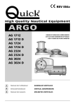 REV 004D AG 1712 AG 1712 D AG 1724 AG 1724 D AG 2324 AG